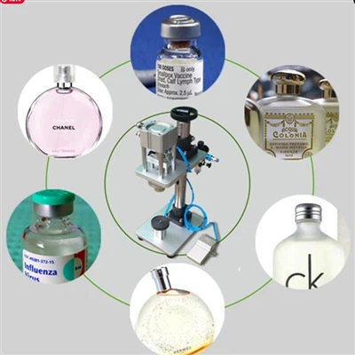 How does the perfume crimping machine improve the efficiency of perfume packa...