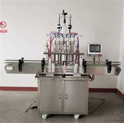Filling machine filling process